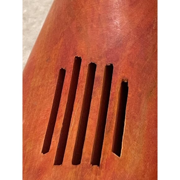 Vintage Floresheim Wooden Shoe Tree Form Adjustable Ventilated Monogram Crest - Picture 5 of 8